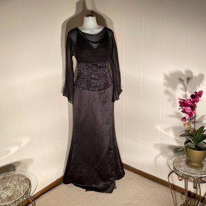 Caterine Collections Black Evening Gown NWOT